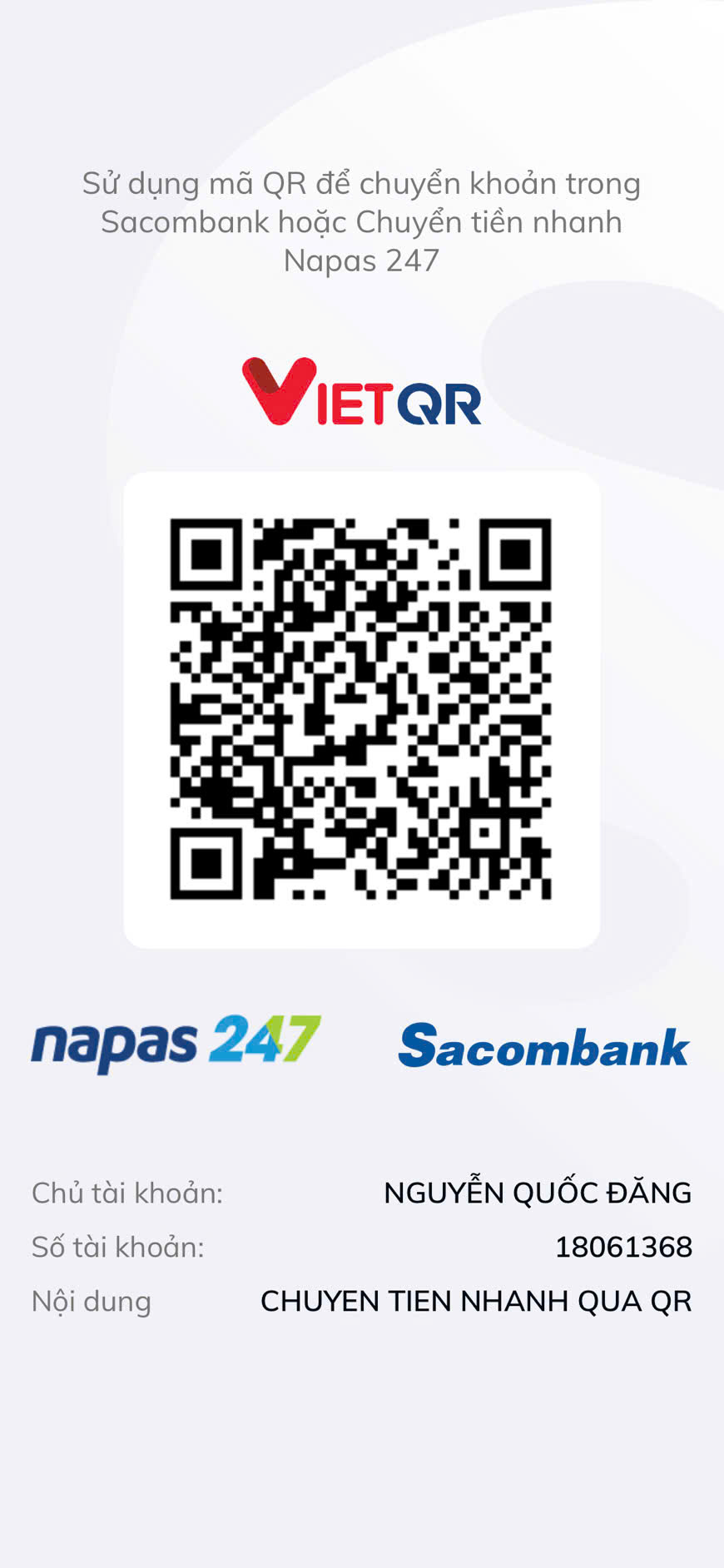 QR Thanh toán